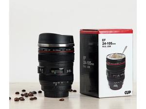 New Version Camera Lens Cup 24-105mm Stainless Steel Thermos, Tea Coffee Cup Travel Mug Creative Gift (Black) New Version Camera Lens Cup 24-105mm Stainless Steel Thermos, Tea Coffee Cup Travel Mug Creative Gift (Black)