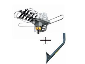Esky HG-995 Amplified HD Digital Outdoor HDTV Antenna 360 Degree Rotation, UHF/VHF/FM Radio with Infrared Remote Control + J-Pole Mast Mount (Support 2 TVs) Esky HG-995 Amplified HD Digital Outdoor HDTV Antenna 360 Degree Rotation, UHF/VHF/FM Radio with Infrared Remote Control + J-Pole Mast Mount (Support 2 TVs)