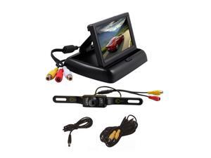 Esky 4.3" Foldable TFT LCD Monitor Backup Reverse Monitor Night Vision + Car Rear View Camera System Esky 4.3" Foldable TFT LCD Monitor Backup Reverse Monitor Night Vision + Car Rear View Camera System