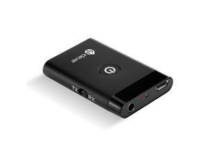 iClever IC-BTT02 2-in-1 Wireless Portable Bluetooth Stereo Music Transmitter and Receiver for TV, Laptop, Tablet, MP3 / MP4 Player, CD/ DVD Players, Portable Speakers, Home stereo iClever IC-BTT02 2-in-1 Wireless Portable Bluetooth Stereo Music Transmitter and Receiver for TV, Laptop, Tablet, MP3 / MP4 Player, CD/ DVD Players, Portable Speakers, Home stereo