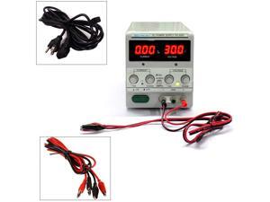 Dr.Meter PS-305DM 30V/5A Single-Output DC Power Supply 110V/220V Switchable, Alligator clip included, US 3-prong Cable Dr.Meter PS-305DM 30V/5A Single-Output DC Power Supply 110V/220V Switchable, Alligator clip included, US 3-prong Cable
