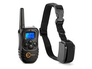 Esky Rechargable LCD Remote Control Dog Training Shock Collar with 100 Level Shock and Vibration, LED Backlight, US Charger Included Esky Rechargable LCD Remote Control Dog Training Shock Collar with 100 Level Shock and Vibration, LED Backlight, US Charger Included