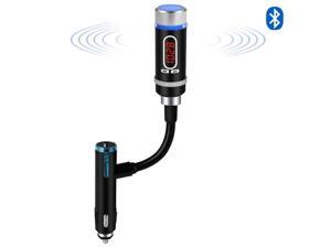 iClever Wireless Bluetooth FM Transmitter with Car Charger Adapter Cigarette Lighter Handsfree Car Kit with Hands-Free Calling, Music Control and Charging Port iClever Wireless Bluetooth FM Transmitter with Car Charger Adapter Cigarette Lighter Handsfree Car Kit with Hands-Free Calling, Music Control and Charging Port