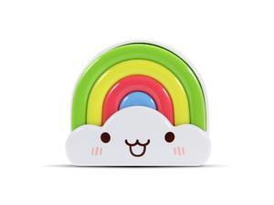 OxyLED BN01 LED Baby Kids Night Light, Rainbow Toddler Nightlight With Voice Light Sensor - Plug In Wall Light Lamp OxyLED BN01 LED Baby Kids Night Light, Rainbow Toddler Nightlight With Voice Light Sensor - Plug In Wall Light Lamp