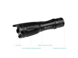 OXYLED MD50 Cree 500 Lumen Bright LED Flashlight Bundle with Rechargeable Batteries, AC Charger + Charger Base and White Tube - Black OXYLED MD50 Cree 500 Lumen Bright LED Flashlight Bundle with Rechargeable Batteries, AC Charger + Charger Base and White Tube - Black