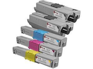 Laser Tek Services® 5 Pack of Oki C310/C510 Standard Yield Replacement Cartridges(2x 44469801, 1x 44469703, 1x 44469702, 1x 44469701) Laser Tek Services® 5 Pack of Oki C310/C510 Standard Yield Replacement Cartridges(2x 44469801, 1x 44469703, 1x 44469702, 1x 44469701)