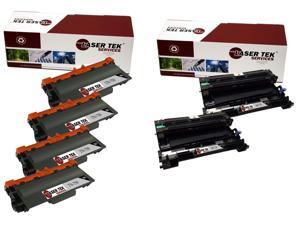 Laser Tek Services® Brother TN750 DR720 Combo Pack of 4 TN750 Compatible Cartridges, and 2 DR720 Compatible Drum Units Laser Tek Services® Brother TN750 DR720 Combo Pack of 4 TN750 Compatible Cartridges, and 2 DR720 Compatible Drum Units