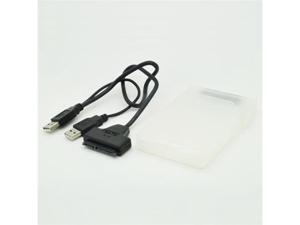 Dual USB 2.0 to SATA 15+7 Pin Data Cable 2.5" HDD Case For Mac OSX 10.6 and 10.9 Dual USB 2.0 to SATA 15+7 Pin Data Cable 2.5" HDD Case For Mac OSX 10.6 and 10.9