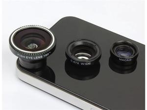 Patazon Magnet 3-in-1 Fisheye Lens + Wide Angle + Micro Lens Photo Kit Set for Mobile Phone Patazon Magnet 3-in-1 Fisheye Lens + Wide Angle + Micro Lens Photo Kit Set for Mobile Phone
