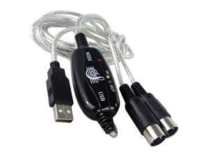 USB TO MIDI CABLE MUSIC KEYBOARD INTERFACE ADAPTER COMPUTER CONNECTION NEW USB TO MIDI CABLE MUSIC KEYBOARD INTERFACE ADAPTER COMPUTER CONNECTION NEW