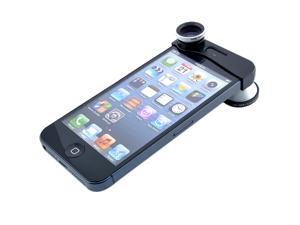 Patazon 3 in1 180 Degree Fisheye + Wide Angle + Micro Lens Kit Set Photo for iPhone 5 5G 5S 5C (Silver) Patazon 3 in1 180 Degree Fisheye + Wide Angle + Micro Lens Kit Set Photo for iPhone 5 5G 5S 5C (Silver)