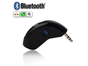 Bluetooth Car AUX Music Audio Receiver Handsfree Car Kit with Mic & 3.5mm Output For Car Home Sound System, iPhone 6 5 Samsung Galaxy S5 S4 Note 3 Sony Xperia Z1 Z2 Blackberry etc. - Black Bluetooth Car AUX Music Audio Receiver Handsfree Car Kit with Mic & 3.5mm Output For Car Home Sound System, iPhone 6 5 Samsung Galaxy S5 S4 Note 3 Sony Xperia Z1 Z2 Blackberry etc. - Black