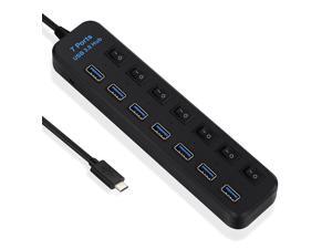 USB-C/ Type-C USB3.1 Hub, Super Thin Type-C USB3.1 Hub 7 port USB 3.0 with Individual Switch and Indicator Light for 2015 Apple New 12 inch Retina MacBook & Laptop PC Google ChromeBook Pixel USB-C/ Type-C USB3.1 Hub, Super Thin Type-C USB3.1 Hub 7 port USB 3.0 with Individual Switch and Indicator Light for 2015 Apple New 12 inch Retina MacBook & Laptop PC Google ChromeBook Pixel