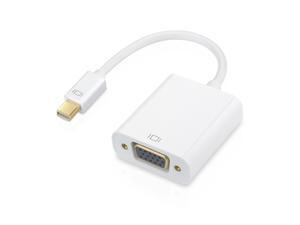 Mini Displayport to VGA Female Adapter for Apple MacBook, MacBook Air, MacBook Pro 13 15 17, Mac, Mac Pro, Mac Mini, iMac, thinkpad x1, Xserve (1080P) Laptop PC Monitor Display-White Mini Displayport to VGA Female Adapter for Apple MacBook, MacBook Air, MacBook Pro 13 15 17, Mac, Mac Pro, Mac Mini, iMac, thinkpad x1, Xserve (1080P) Laptop PC Monitor Display-White