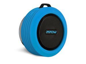 Mpow Buckler Portable Wireless Bluetooth Speakers with 5W Driver & Bass Radiator and Waterproof/Shockproof/Dustproof/Suction Cup for Outdoor/Shower-Blue Mpow Buckler Portable Wireless Bluetooth Speakers with 5W Driver & Bass Radiator and Waterproof/Shockproof/Dustproof/Suction Cup for Outdoor/Shower-Blue