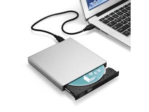 Patazon Mac OS Laptop Computer USB External CD-RW Burner DVD/CD Reader Player with Dual USB Cables Silver Patazon Mac OS Laptop Computer USB External CD-RW Burner DVD/CD Reader Player with Dual USB Cables Silver