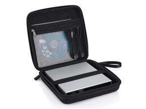 Hard Shockproof Carrying Case for External USB CD DVD Blu-Ray Drives, Hard Drive Hard Shockproof Carrying Case for External USB CD DVD Blu-Ray Drives, Hard Drive