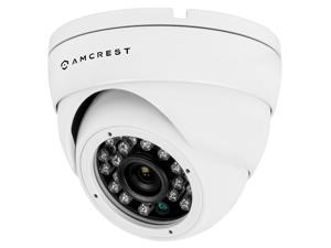 Amcrest AMC960HDC36-W 800+ TVL Dome Weatherproof IP66 Camera with 65' IR LED Night Vision (White) Power supply and coaxial video cable are NOT INCLUDED Amcrest AMC960HDC36-W 800+ TVL Dome Weatherproof IP66 Camera with 65' IR LED Night Vision (White) Power supply and coaxial video cable are NOT INCLUDED