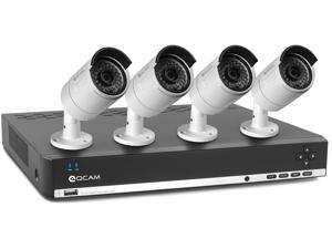 QCAM 3MP 8-Channel Wireless Network Video Recorder With Four 3MP POE Bullet IP Cameras, Pre-Installed 2TB HDD QCAM 3MP 8-Channel Wireless Network Video Recorder With Four 3MP POE Bullet IP Cameras, Pre-Installed 2TB HDD