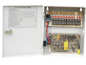 HQ-Cam CCTV Security 12V DC Power Distribution Box, 18 Channels & 10 Amp HQ-Cam CCTV Security 12V DC Power Distribution Box, 18 Channels & 10 Amp
