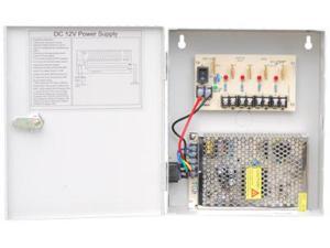 HQ-Cam CCTV Security Surveillance Power Box, 12V DC, 4-Channel, 5A HQ-Cam CCTV Security Surveillance Power Box, 12V DC, 4-Channel, 5A