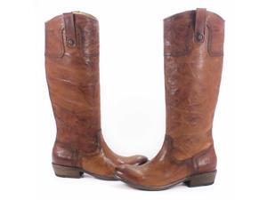 Frye Carson Riding Button Cognac Brown Leather Fashion Boots Shoes 11 New Frye Carson Riding Button Cognac Brown Leather Fashion Boots Shoes 11 New