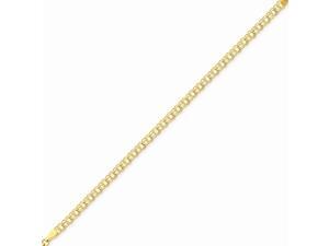 14k Yellow Gold 8in Double Link Charm Bracelet 14k Yellow Gold 8in Double Link Charm Bracelet