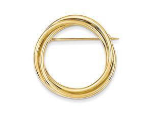 14k Yellow Gold Circle Pin 14k Yellow Gold Circle Pin