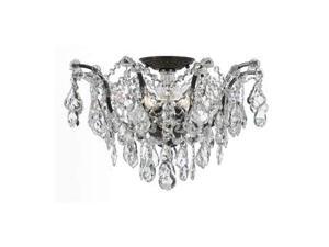 Crystorama Filmore 5 Light Ceiling Mount in Vibrant Bronze - 4457-VZ-CL-S Crystorama Filmore 5 Light Ceiling Mount in Vibrant Bronze - 4457-VZ-CL-S