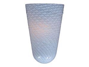 ET2 Lighting White Ripple Glass in Bronze - EG90613 ET2 Lighting White Ripple Glass in Bronze - EG90613