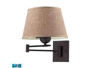 Elk Lighting 1- Light Swing Arm in Aged Bronze - 10291-1-LED Elk Lighting 1- Light Swing Arm in Aged Bronze - 10291-1-LED
