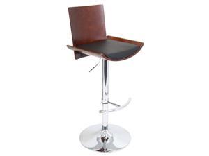 LumiSource Vittorio Barstool in Cherry + Black Matte - BS-JY-VITCH-BK LumiSource Vittorio Barstool in Cherry + Black Matte - BS-JY-VITCH-BK