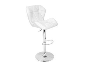 LumiSource Jubilee Bar Stool in White - BS-ST-JUBLW LumiSource Jubilee Bar Stool in White - BS-ST-JUBLW
