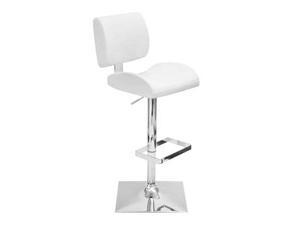 LumiSource Locust Bar Stool in White - BS-TW-LOCUSTW LumiSource Locust Bar Stool in White - BS-TW-LOCUSTW