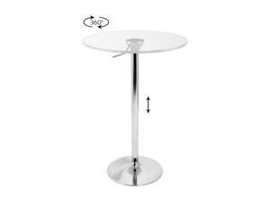 LumiSource Adjustable Bar Table in Clear - BT-ADJ23TWCL LumiSource Adjustable Bar Table in Clear - BT-ADJ23TWCL