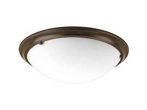 Progress Eclipse 4-Light Semi-Flush Satin White Glass Antique Bronze P3491-20EB Progress Eclipse 4-Light Semi-Flush Satin White Glass Antique Bronze P3491-20EB