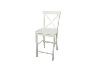 International Concepts Dining Essentials X-back Counter Stool - 24" - S31-6132 International Concepts Dining Essentials X-back Counter Stool - 24" - S31-6132
