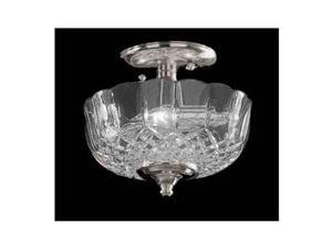 Crystorama Richmond 24% Lead Crystal Semi-Flush Mount - 55-SF-CH Crystorama Richmond 24% Lead Crystal Semi-Flush Mount - 55-SF-CH