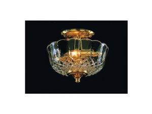 Crystorama Richmond 24% Lead Crystal Semi-Flush Mount - 55-SF-PB Crystorama Richmond 24% Lead Crystal Semi-Flush Mount - 55-SF-PB
