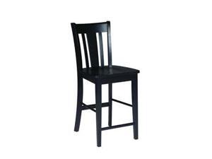 International Concepts Dining Essentials San Remo Stool - 24" - S46-102 International Concepts Dining Essentials San Remo Stool - 24" - S46-102