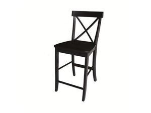International Concepts Dining Essentials X-back Counterheight Stool - S46-6132 International Concepts Dining Essentials X-back Counterheight Stool - S46-6132