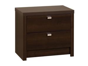 Prepac Espresso Series 9 Designer - 2 Drawer Nightstand - EDNR-0520-1 Prepac Espresso Series 9 Designer - 2 Drawer Nightstand - EDNR-0520-1