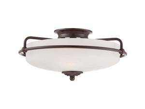 Quoizel Griffin Flush Mount, Palladian Bronze - GF1617PN Quoizel Griffin Flush Mount, Palladian Bronze - GF1617PN