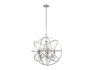 Crystorama Solaris Chandelier iron sphere Swarovski Elements 9219-OS-CL-S Crystorama Solaris Chandelier iron sphere Swarovski Elements 9219-OS-CL-S
