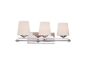 Savoy House Aiden 3 Light Bath Bar, Polished Chrome - 8-5850-3-11 Savoy House Aiden 3 Light Bath Bar, Polished Chrome - 8-5850-3-11