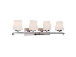 Savoy House Aiden 4 Light Bath Bar, Polished Chrome - 8-5850-4-11 Savoy House Aiden 4 Light Bath Bar, Polished Chrome - 8-5850-4-11