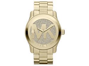 Michael Kors Runway Gold Logo Crystal Womens Watch MK5706 Michael Kors Runway Gold Logo Crystal Womens Watch MK5706