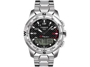 Tissot T-Touch II Carbon Fiber Dial Titanium Mens Watch T0474204420700 Tissot T-Touch II Carbon Fiber Dial Titanium Mens Watch T0474204420700