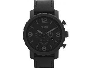 Fossil Nate Chronograph Black Ion-plated Mens Watch JR1354 Fossil Nate Chronograph Black Ion-plated Mens Watch JR1354