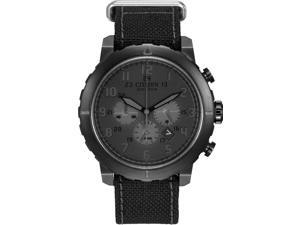 Citizen Eco-Drive Chrono Nylon Black Dial Men's Watch CA4098-06E Citizen Eco-Drive Chrono Nylon Black Dial Men's Watch CA4098-06E